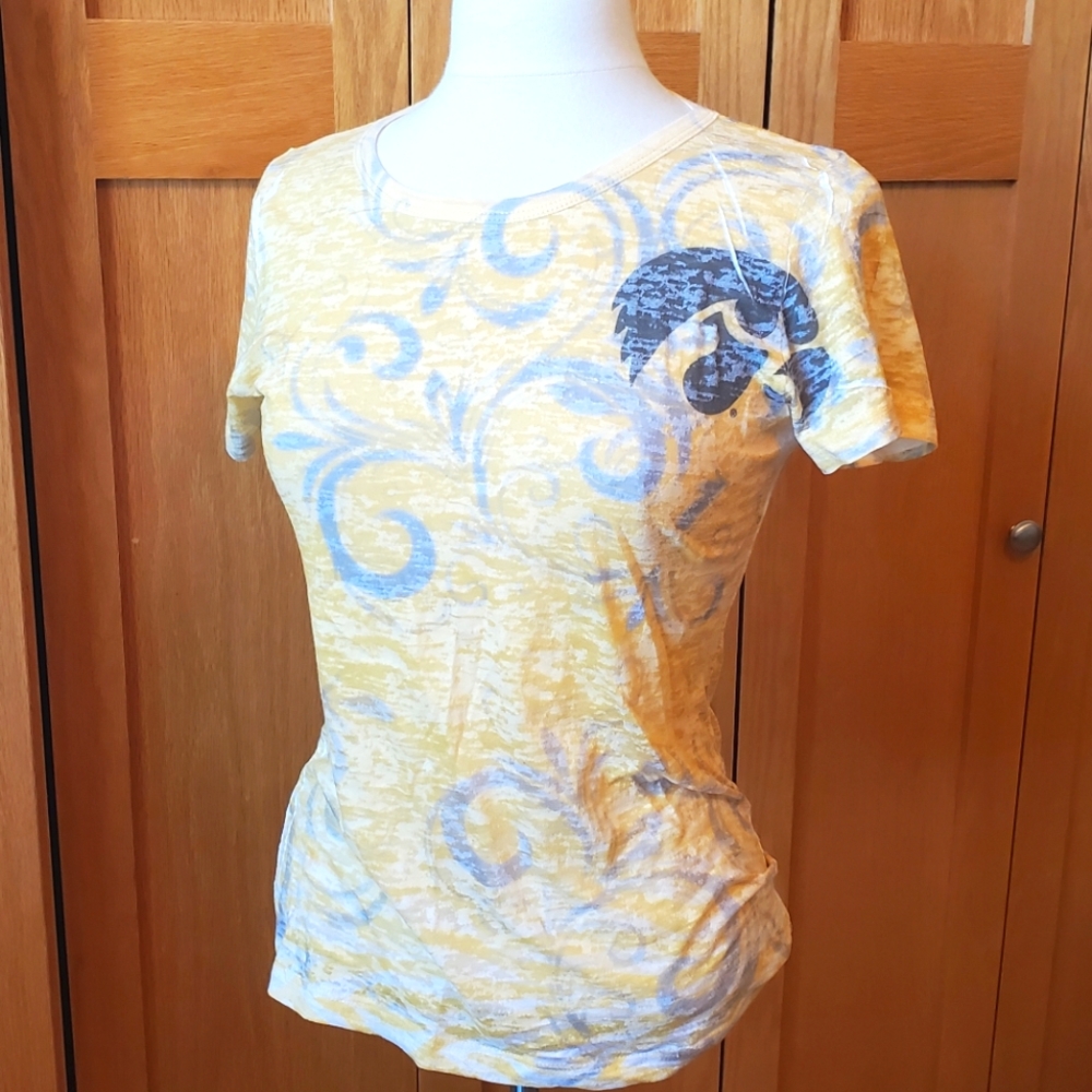 Iowa Hawkeye Burnout Tee